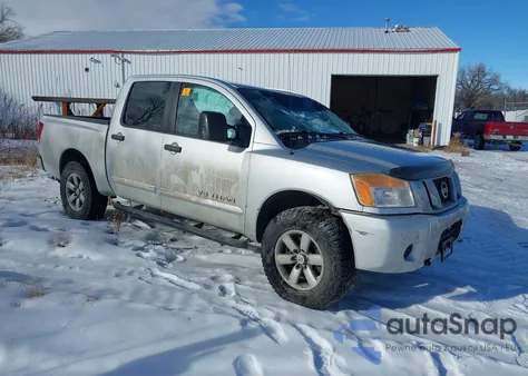 2012 Nissan Titan Pro-4X/S/Sl/Sv z USA, uszkodzony, nr VIN 1N6AA0EC1CN301028
